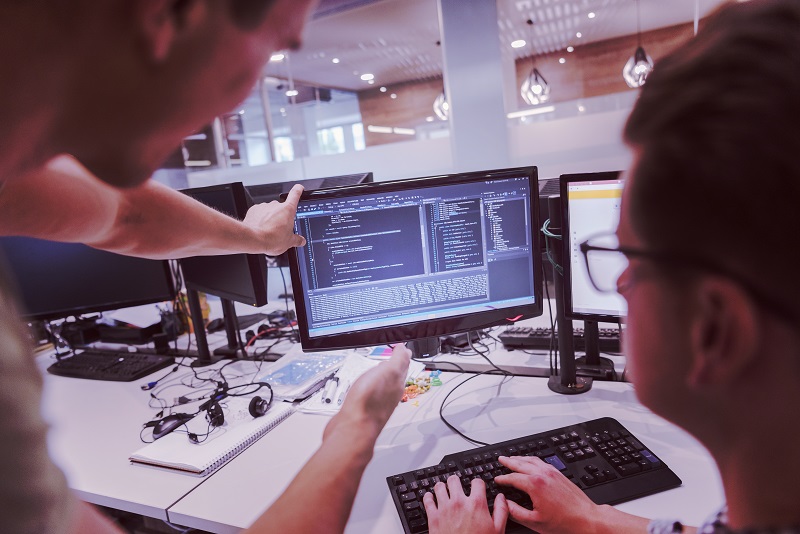 startup business people group working as team to find solution